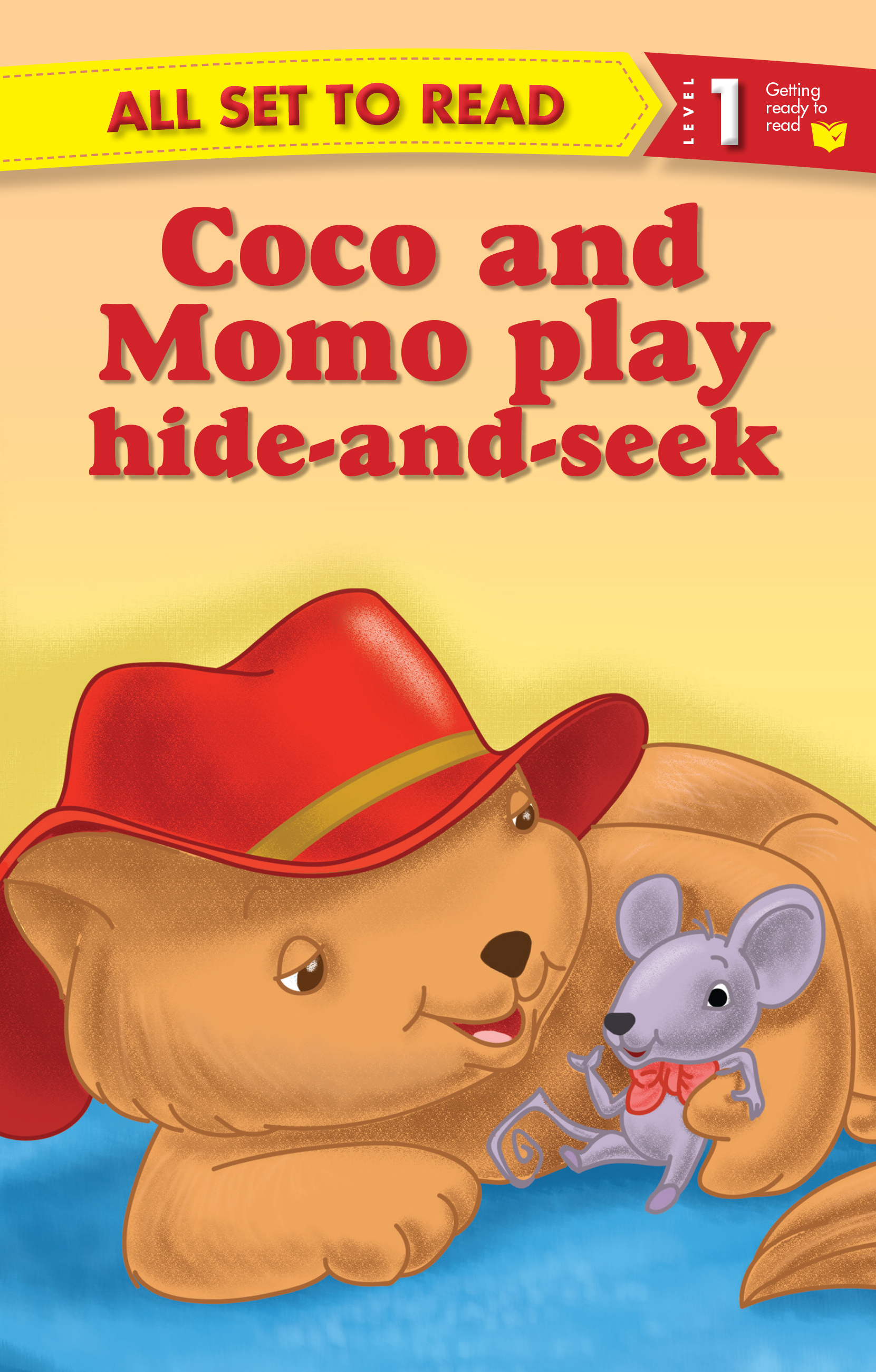 Coco and momo play hide-and-seek