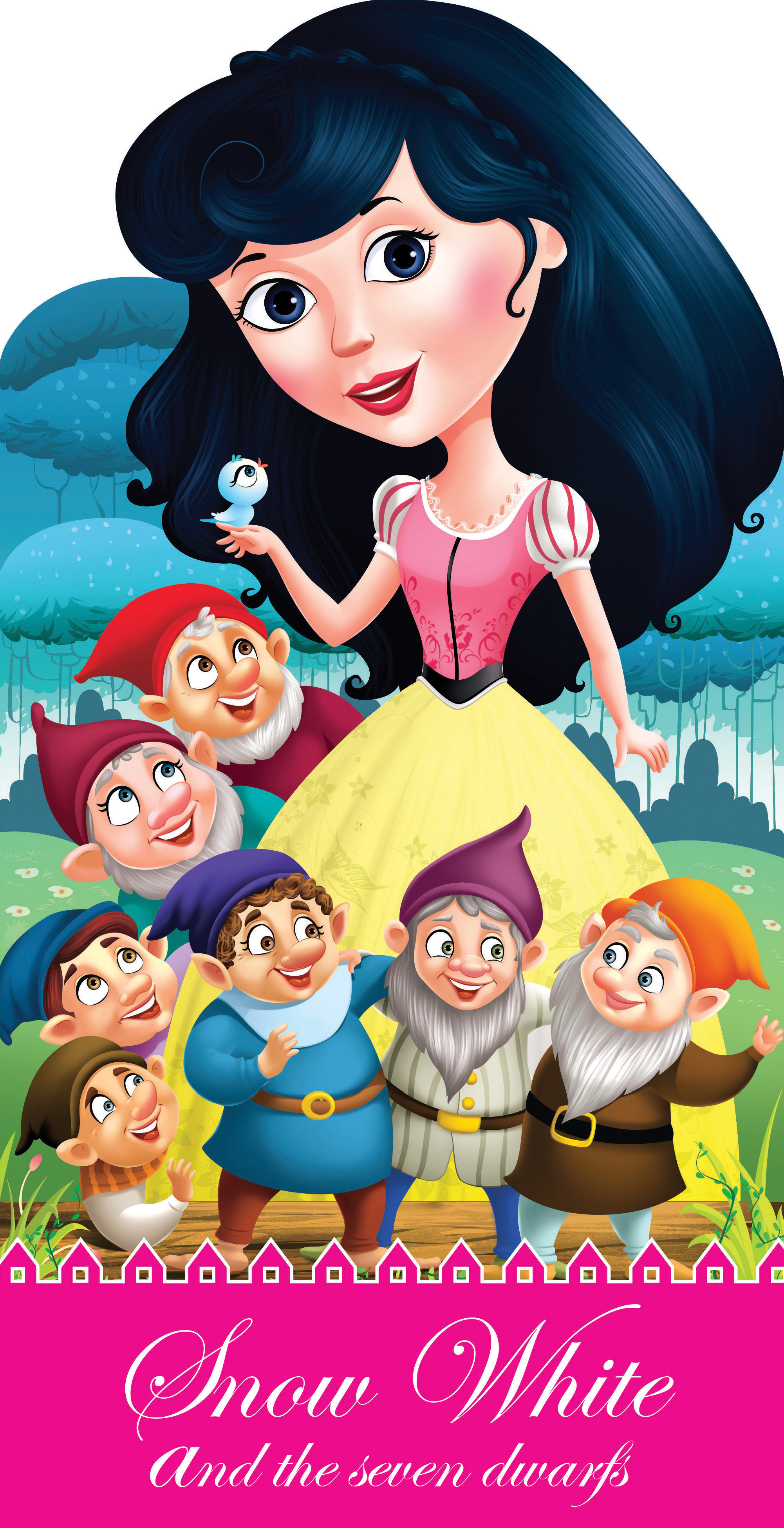Snow White and the Seven Dwarfs : Cutout Story Book