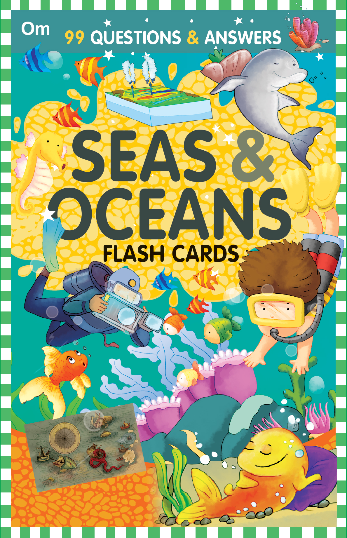 99 Questions and Answers Seas and Oceans Flash Cards