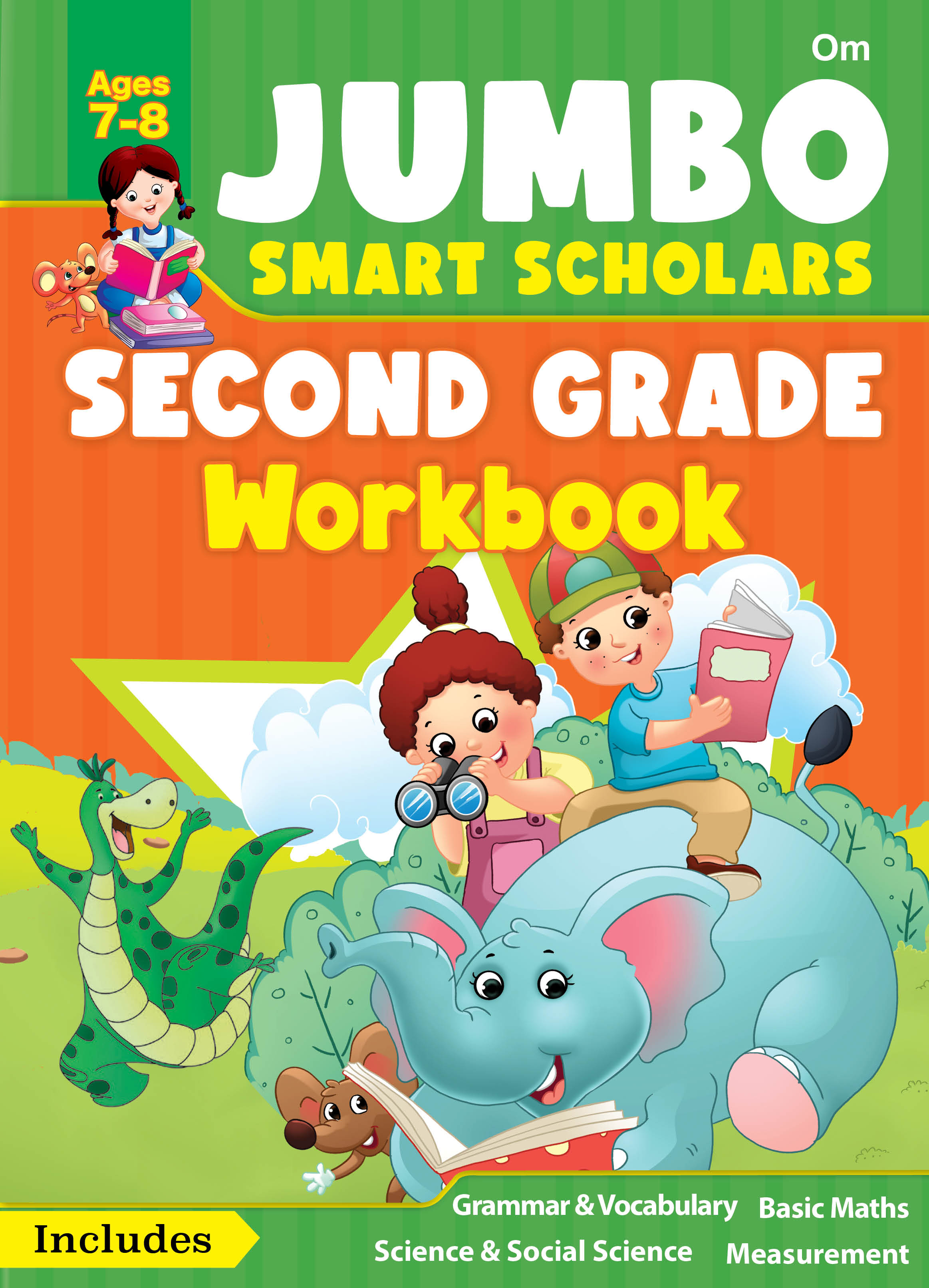 Jumbo Smart Scholars Second Grade 2 Workbook