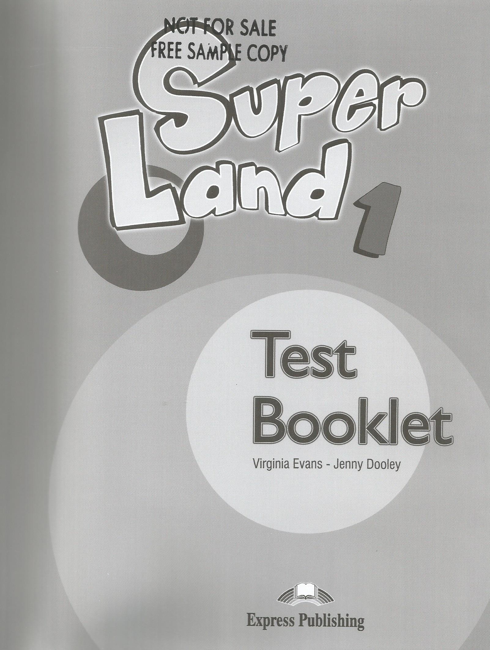Superland 1 Test booklet