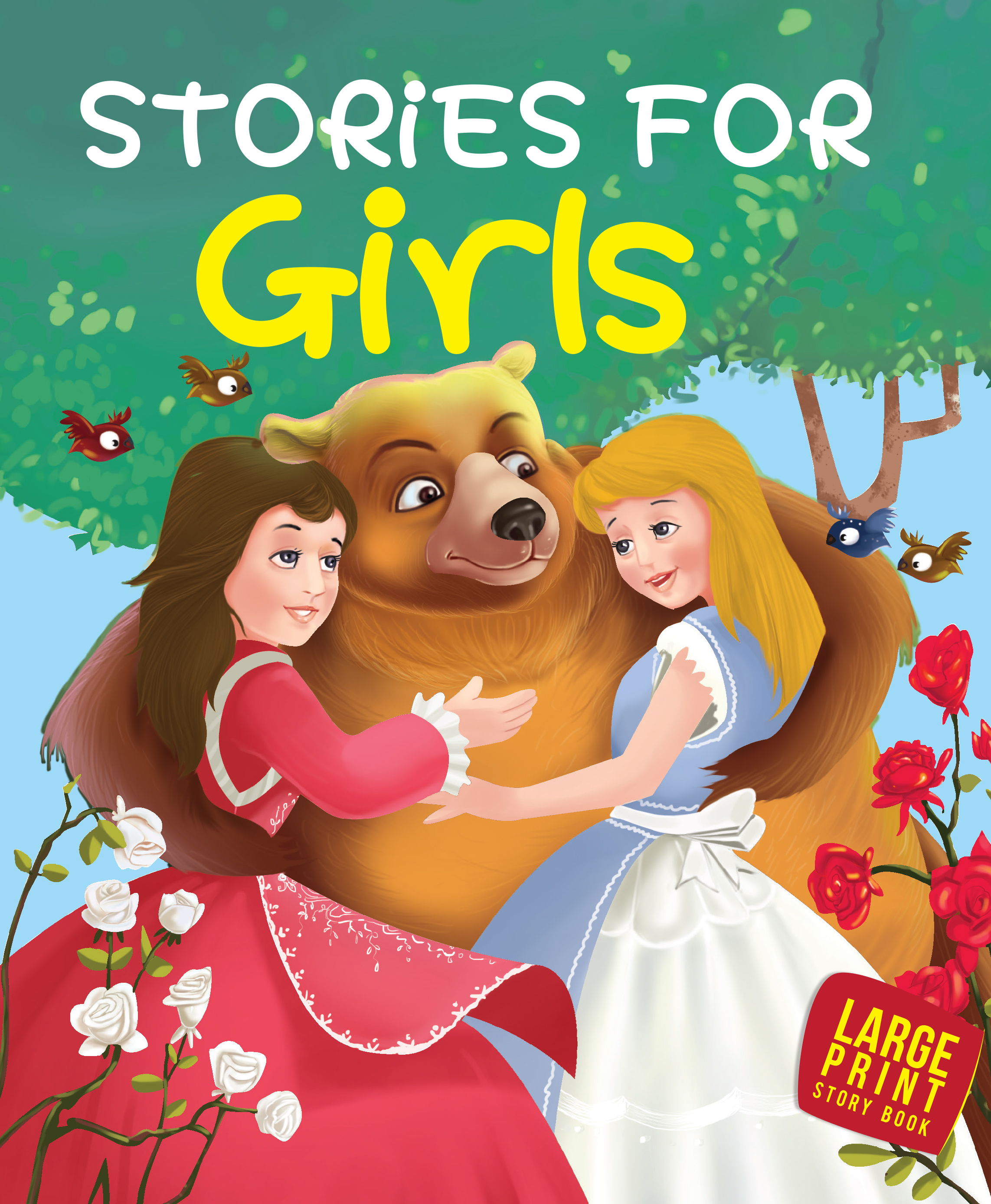 Stories for Girls : Large Print