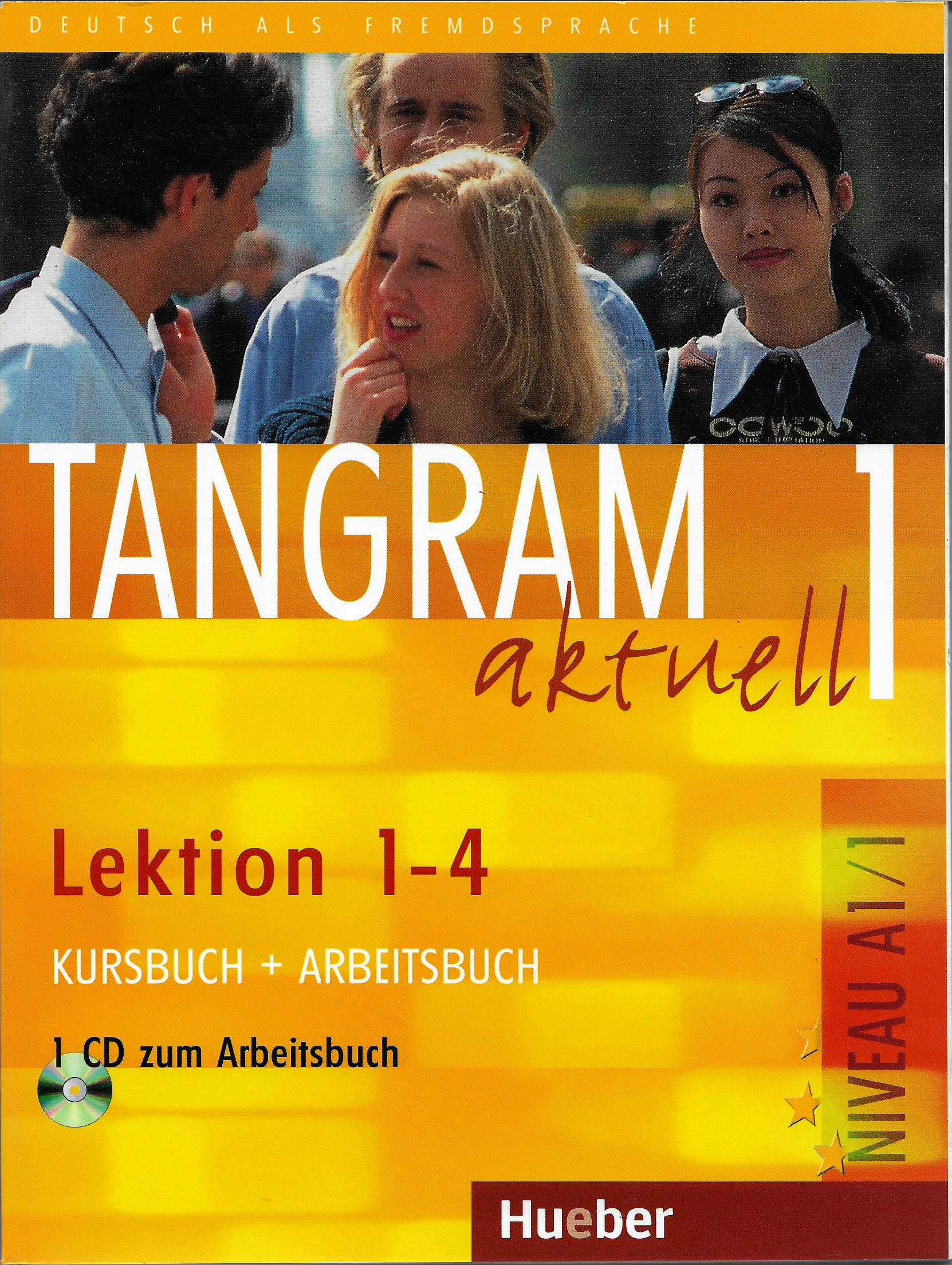 Tangram Aktuell 1 Lektion 1-4 kursbuch + Arbeitsbuch